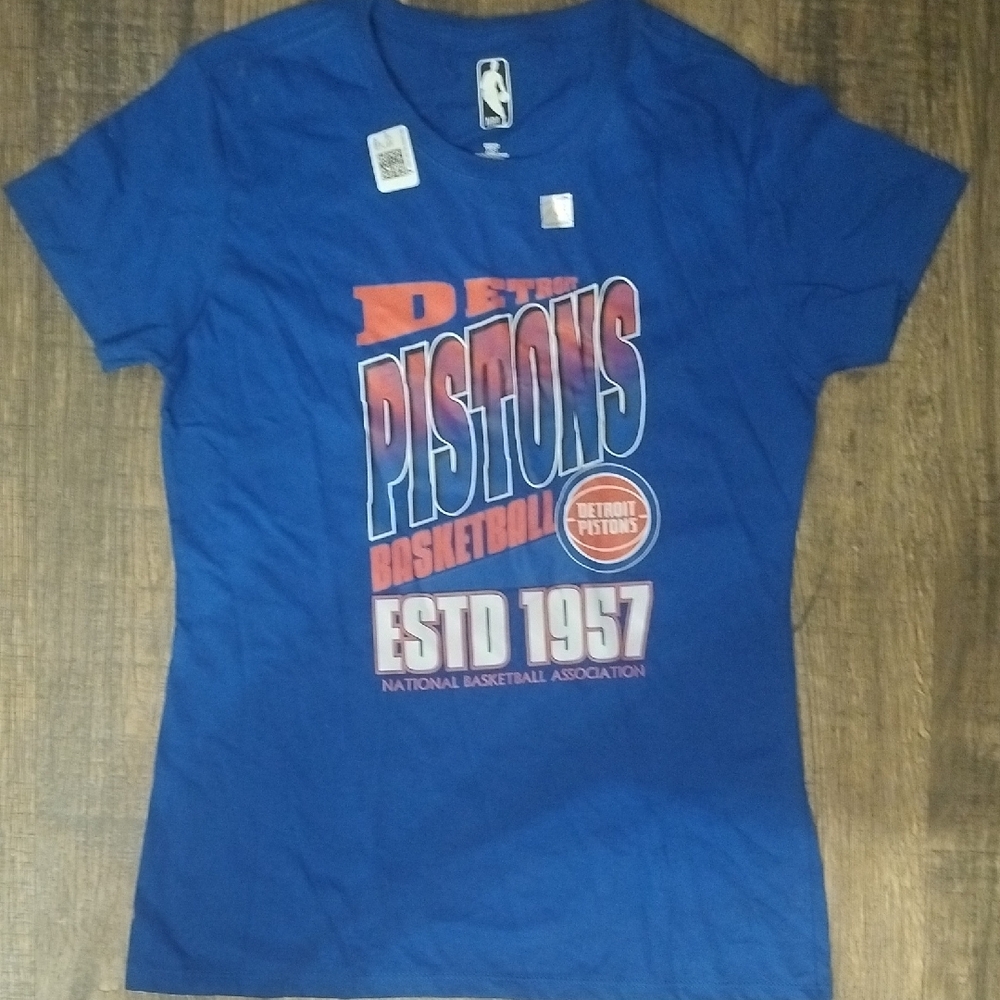 Blue Detroit Pistons T-Shirt